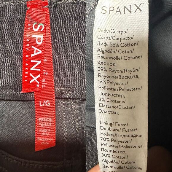 Spanx Cargo Pants Women’s Large Twill High Rise Fitted Skinny Leg Cyberpunk - Picture 8 of 8